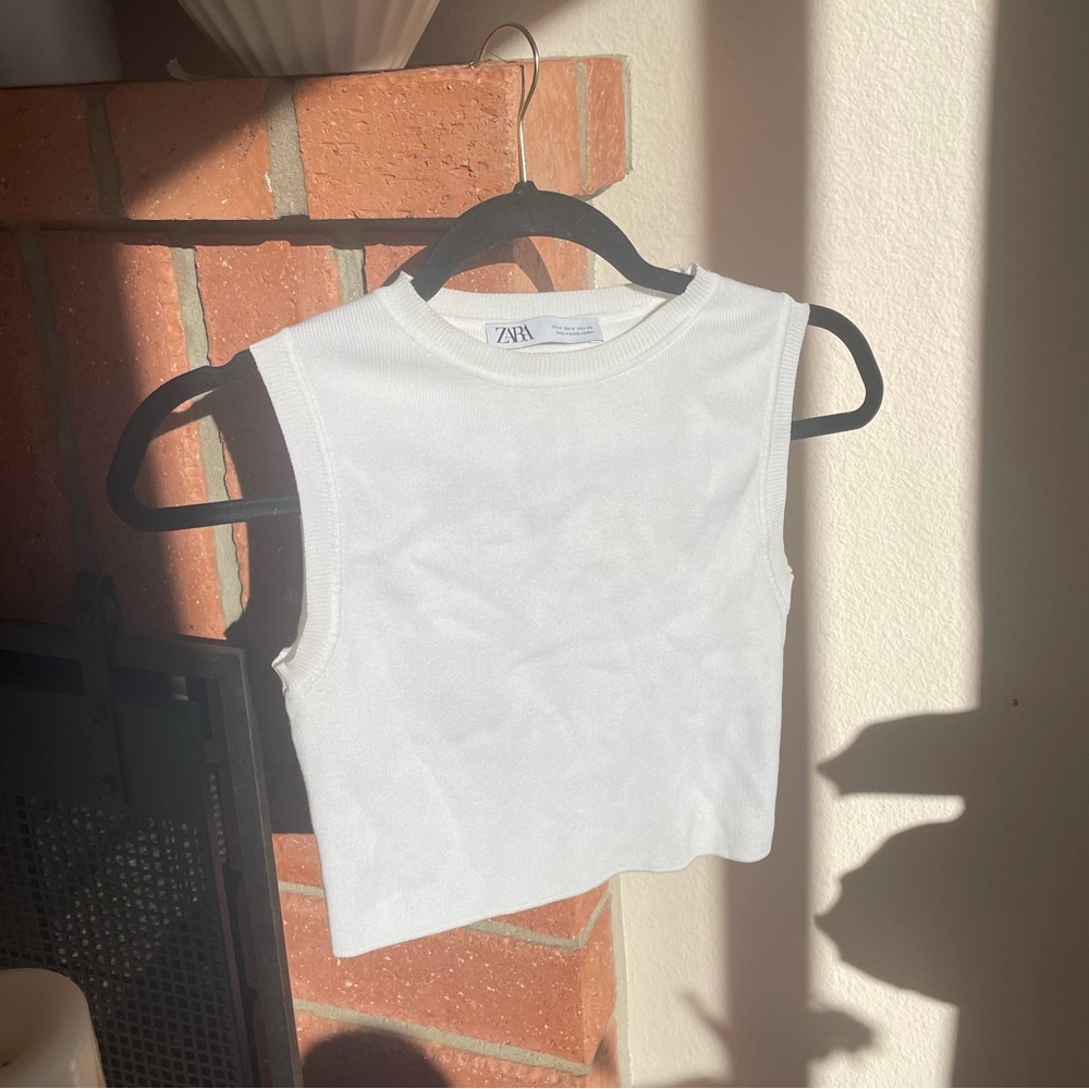 White Zara Top